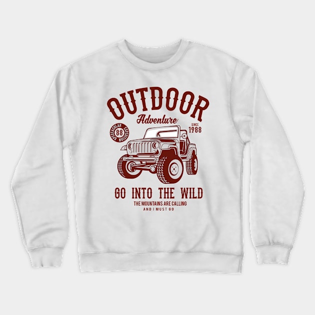 Outdoor Adventure 2 Crewneck Sweatshirt by PaunLiviu